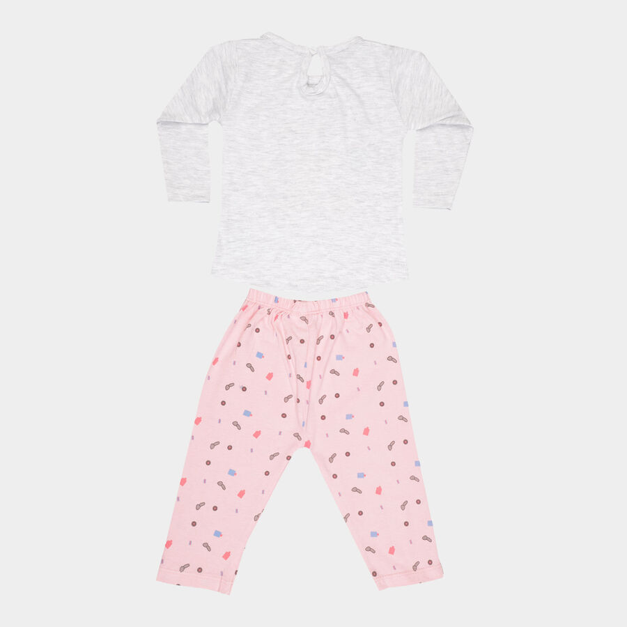 Infants Cotton Hipster Set, Melange Light Grey, large image number null