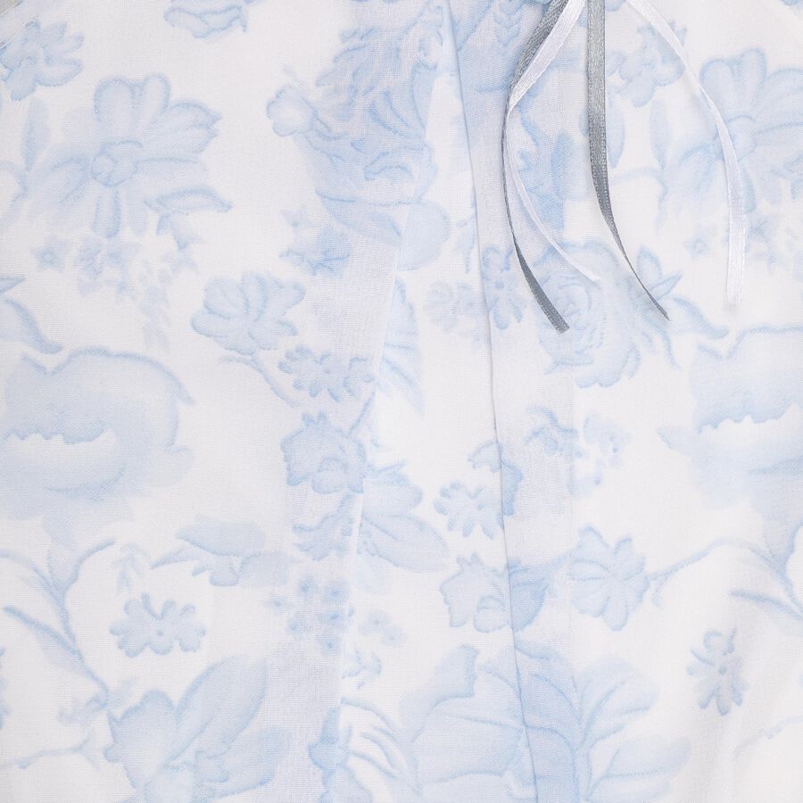 Girls' Top Skirt, Light Blue, large