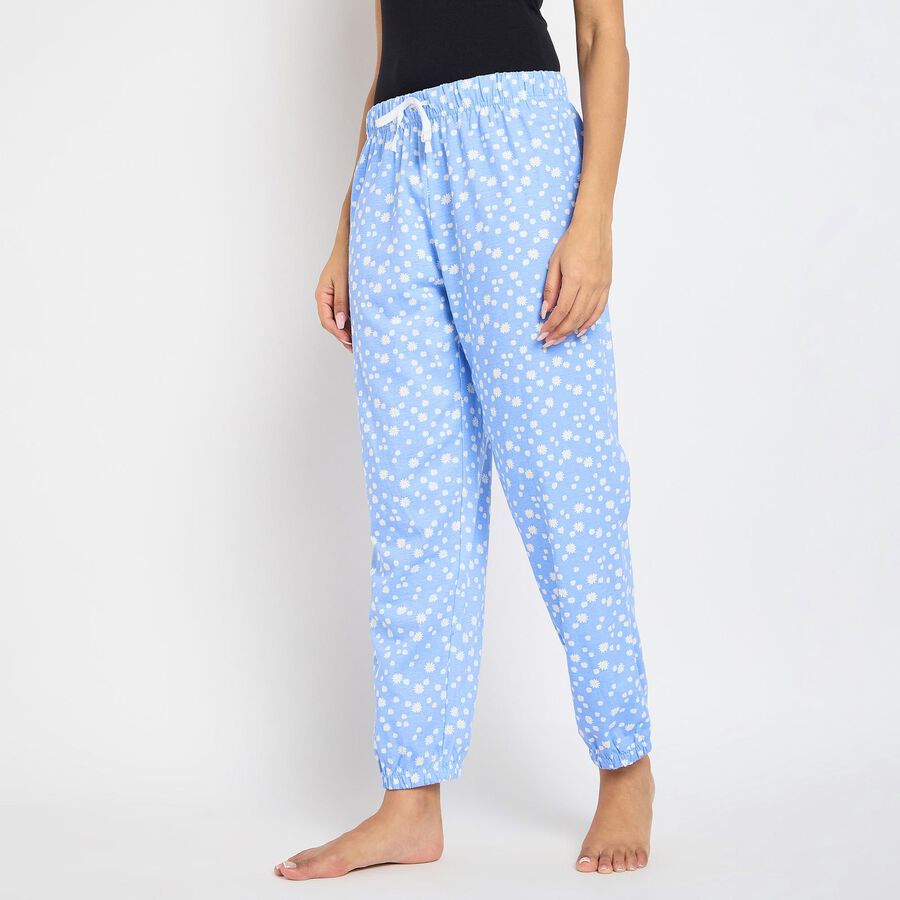 Ladies' 100% Cotton Pyjama , Light Blue, large image number null