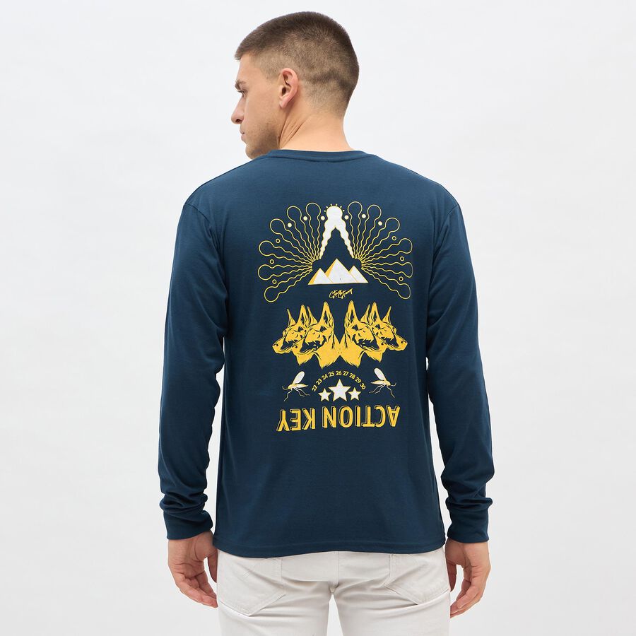 Men's T-Shirt, Teal Blue, large image number null
