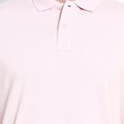 Men's Collared Half Sleeves T-Shirt , गुलाबी, small image number null
