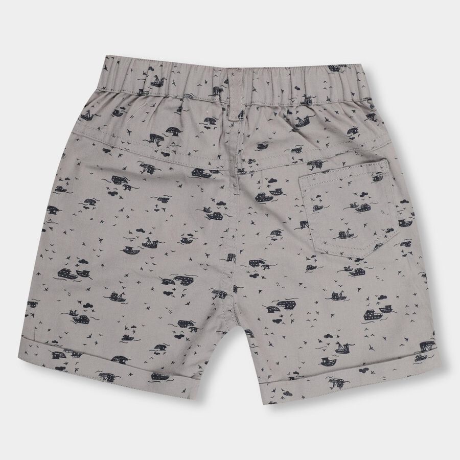 Infants' 100% Cotton Half Pant , Light Grey, large image number null