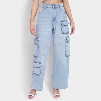 Ladies' 100% Cotton Jeans 