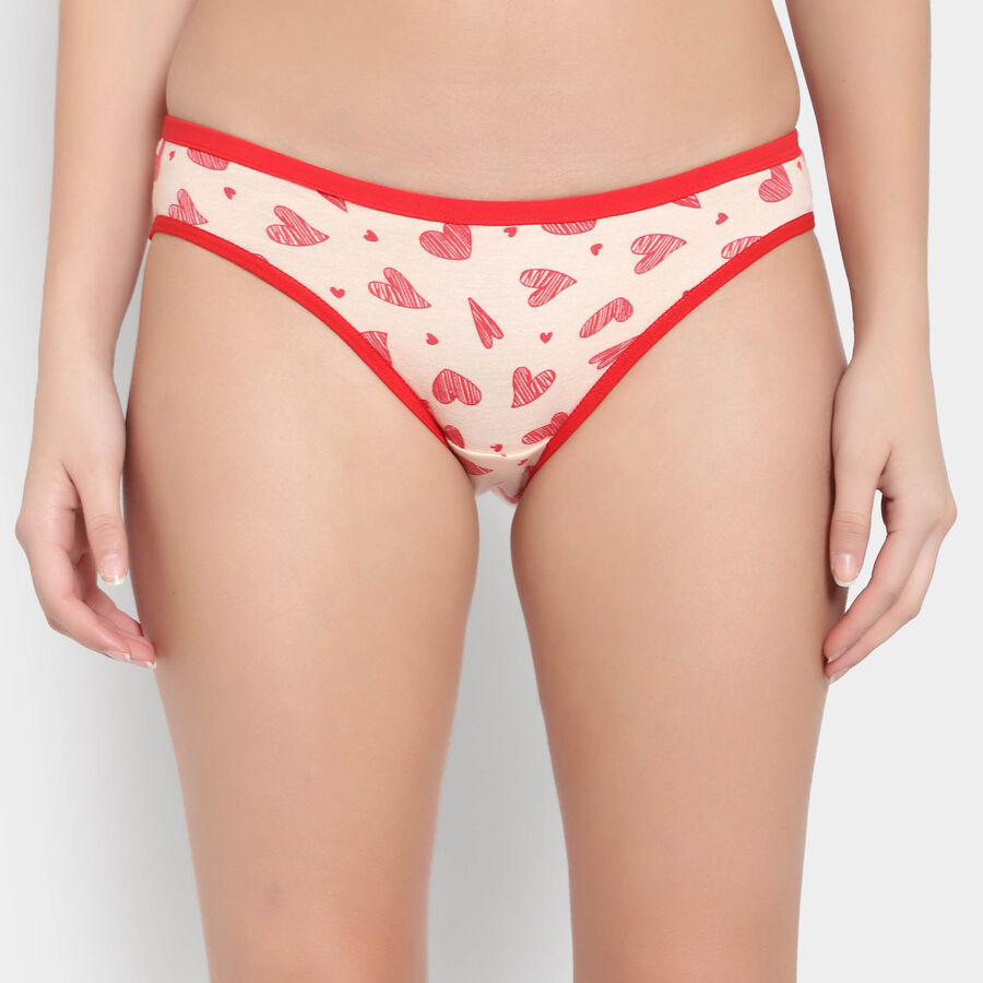 Cotton Printed Panty, Orange, large image number null