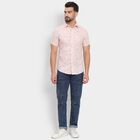 Men's 100% Cotton Casual Shirt, Light Pink, small image number null