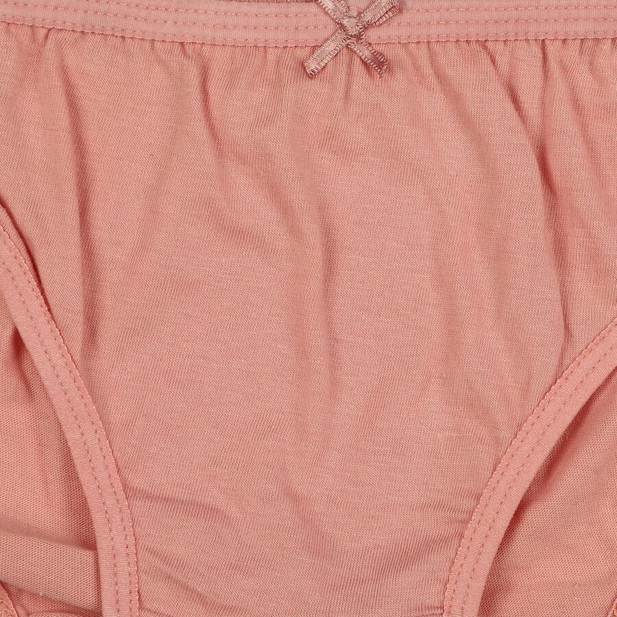 Girls' Blue Regular Fit Solid Panty, एक्वा, large