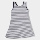 Girls' Frock, Navy Blue, small image number null