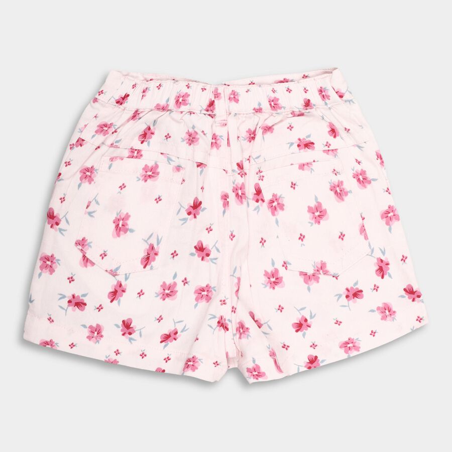 Infants' 100% Cotton Half Pant , हल्का गुलाबी, large image number null