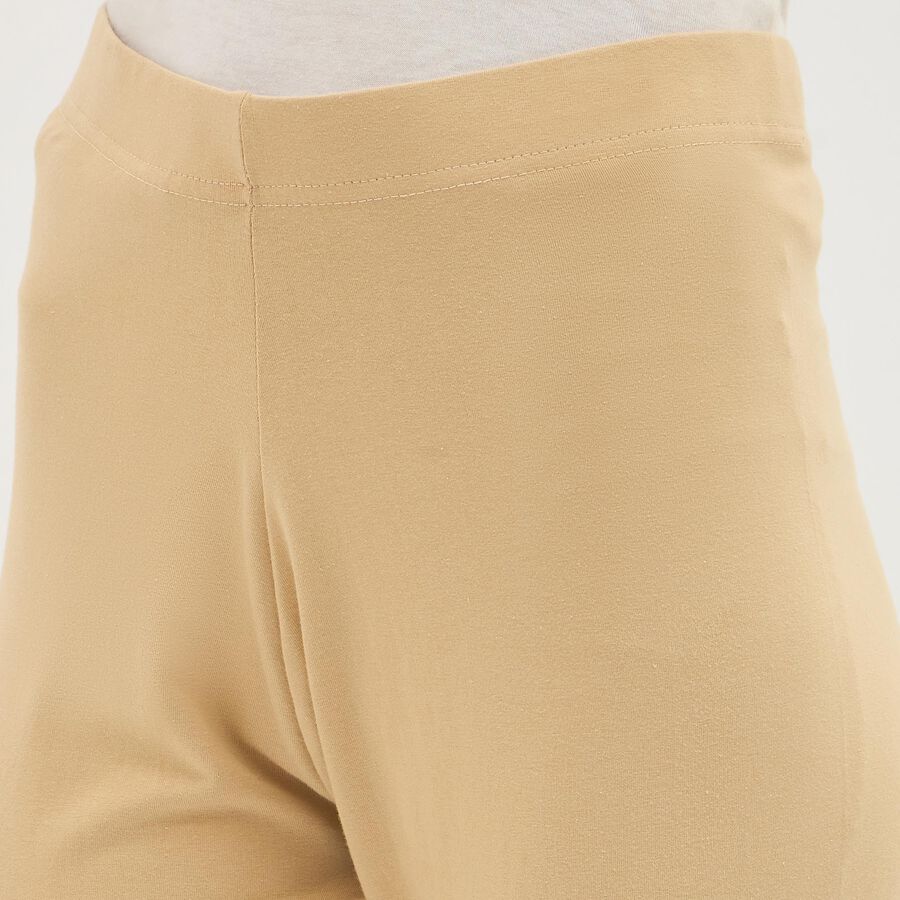 Women's Soft Beige Skinny Fit Ankle-Length Churidar, खाकी, large image number null