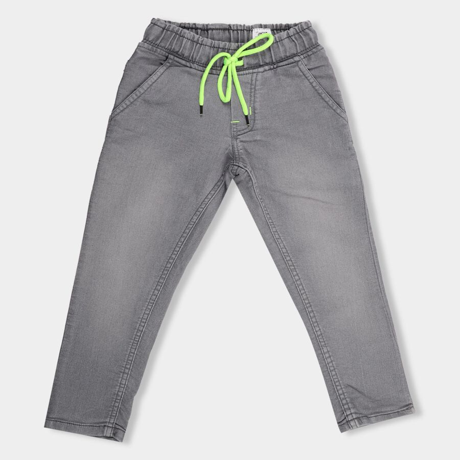 Boys' Jeans , हल्का ग्रे, large image number null