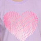 Ladies' 100% Cotton Round Neck T-Shirt , लाइलेक, small image number null