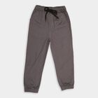 Boy's 100% Cotton Trousers , गहरा ग्रे, small image number null