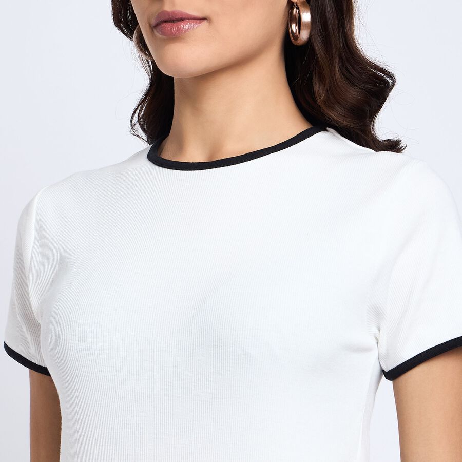 Ladies' Top, Off White, large image number null