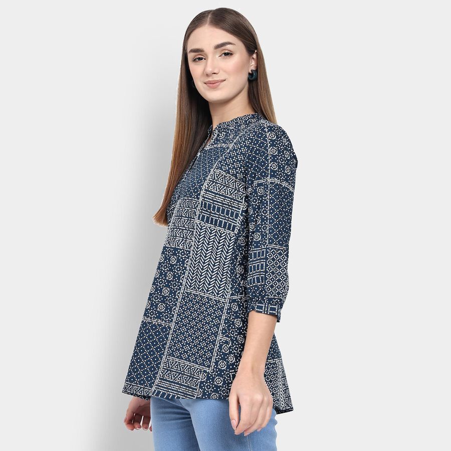 Ladies' Kurti , Dark Blue, large image number null