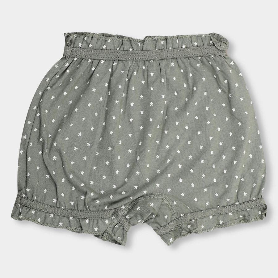 Girls' 100% Cotton Bloomer , हल्का हरा, large image number null
