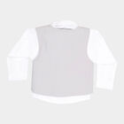 Infants Cotton Solid Casual Shirt, Light Grey, small image number null