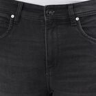 Men's Charcoal Black Skinny Fit Five-Pocket Jeans, गहरा ग्रे, small image number null