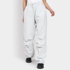 Ladies' 100% Cotton Trousers , हल्का ग्रे, small image number null