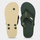Men's Olive Green Flip-Flop Slippers, ओलिव, small