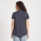 Stripes Shirt, Navy Blue, small image number null