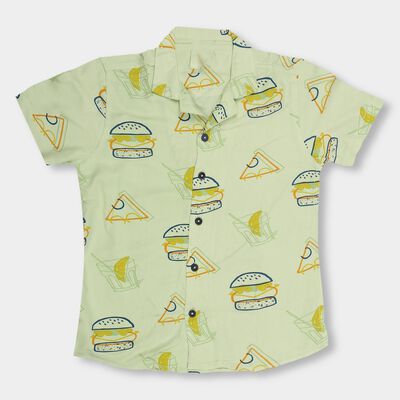 Boys' Regular Collar Casual Shirt