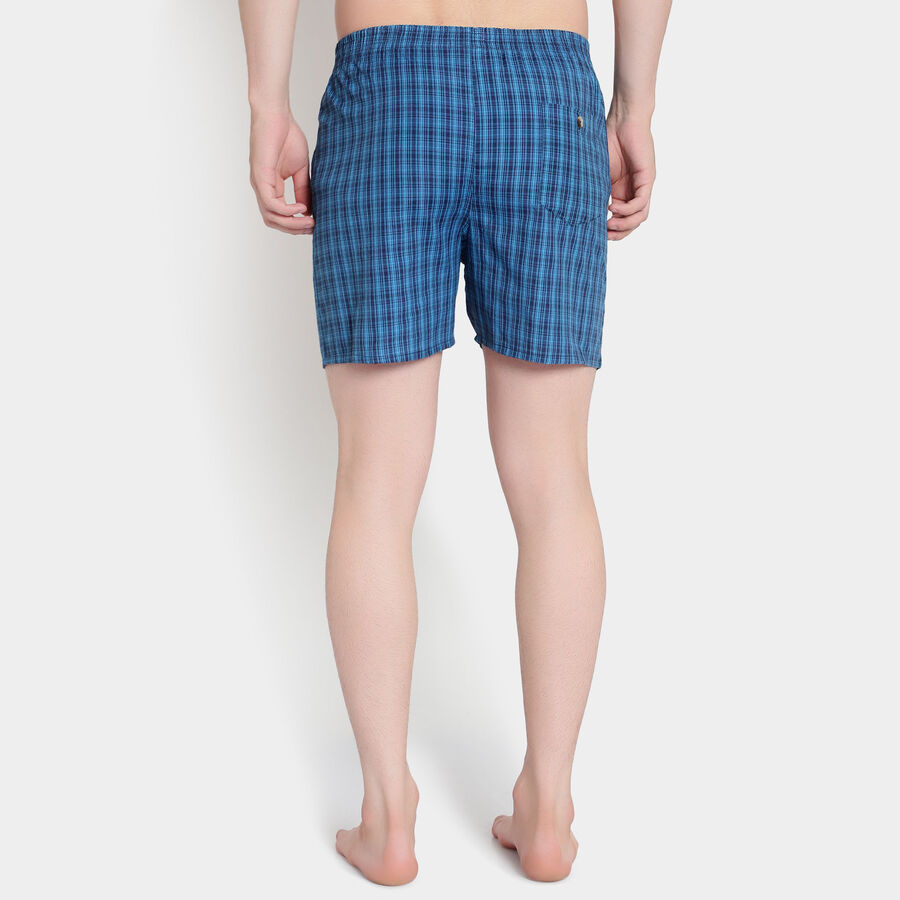 Checks Boxers, Navy Blue, large image number null
