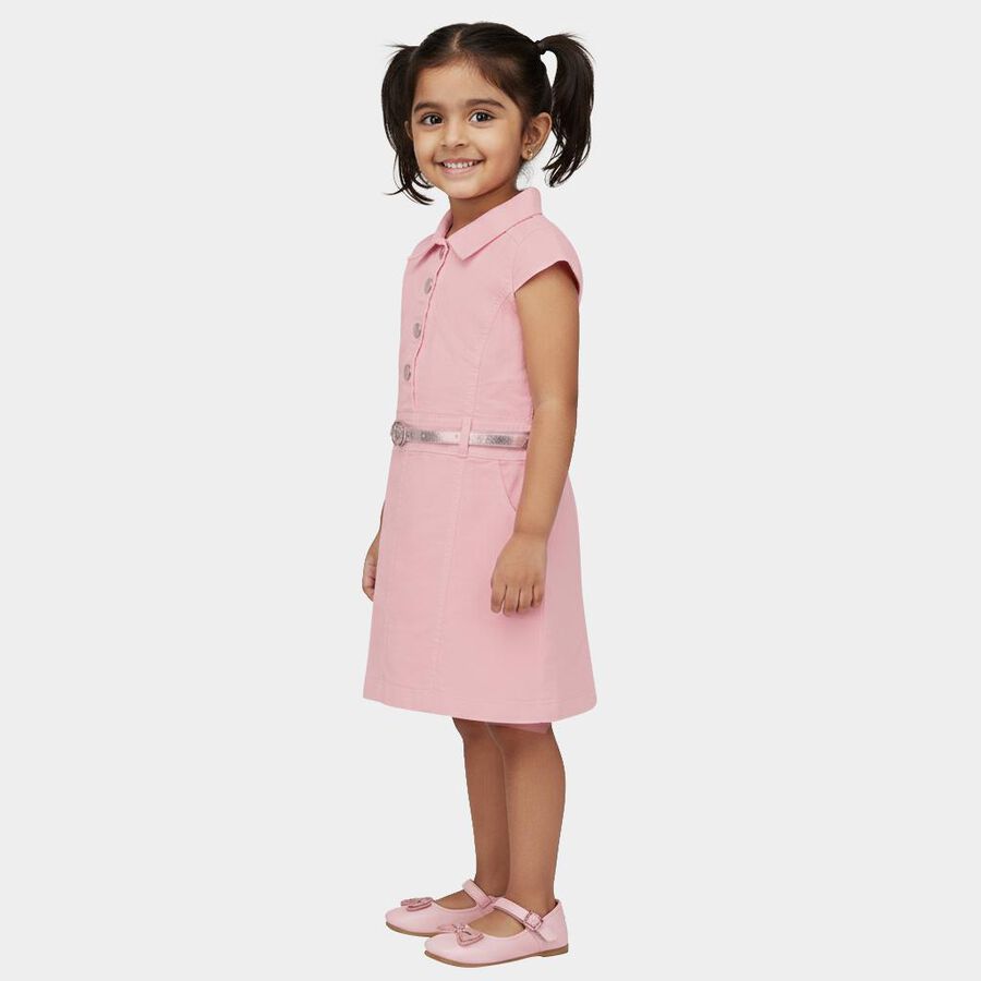 Girls' Frock, Light Pink, large