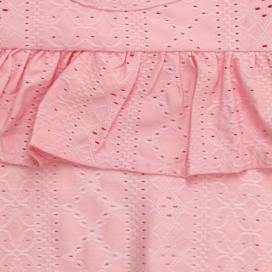 Girls' T-Shirt, हल्का गुलाबी, large image number null