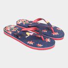 Ladies' V Strap Slipper, Navy Blue, small image number null