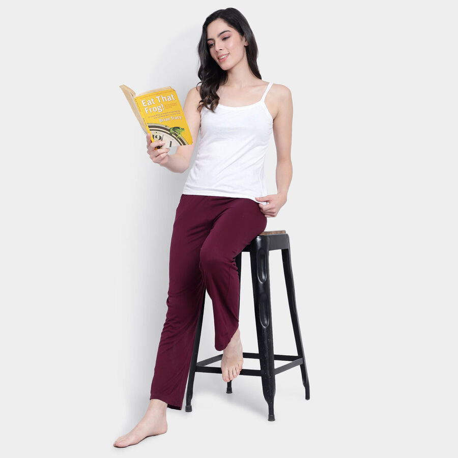 Solid Pyjama, Wine, large image number null
