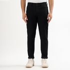 Men's Jet Black Slim Fit Jeans, Black, small image number null