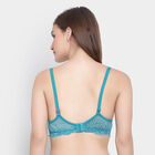 Half Lace Padded Bra, टील ब्लू, small image number null