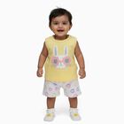 Infants' 100% Cotton Short Set, Yellow, small image number null