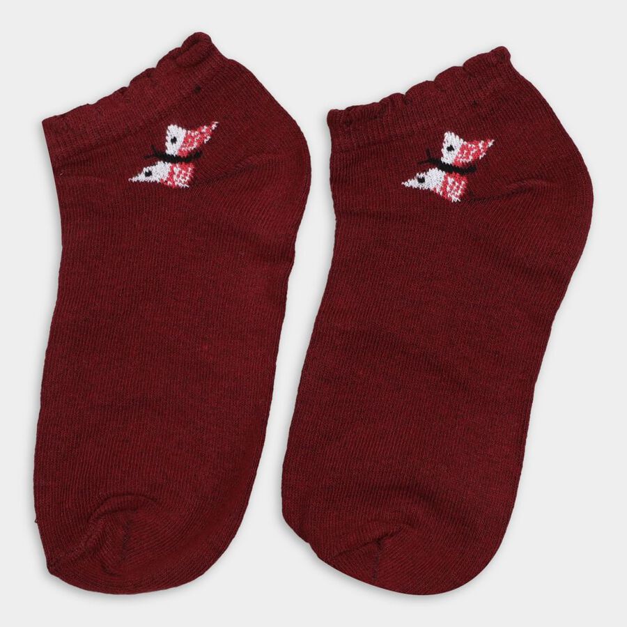 Girl's Socks (Pack of 2), Pink, large image number null