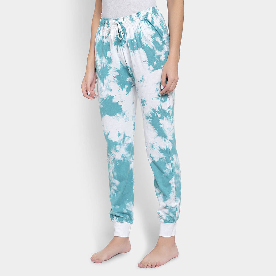 Printed Pyjama, White, large image number null