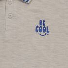 Boys' Half Sleeves T-Shirt, Light Grey, small image number null