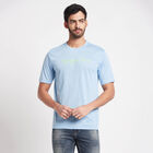 राउंड नेक टी-शर्ट, स्काई ब्लू, small image number null