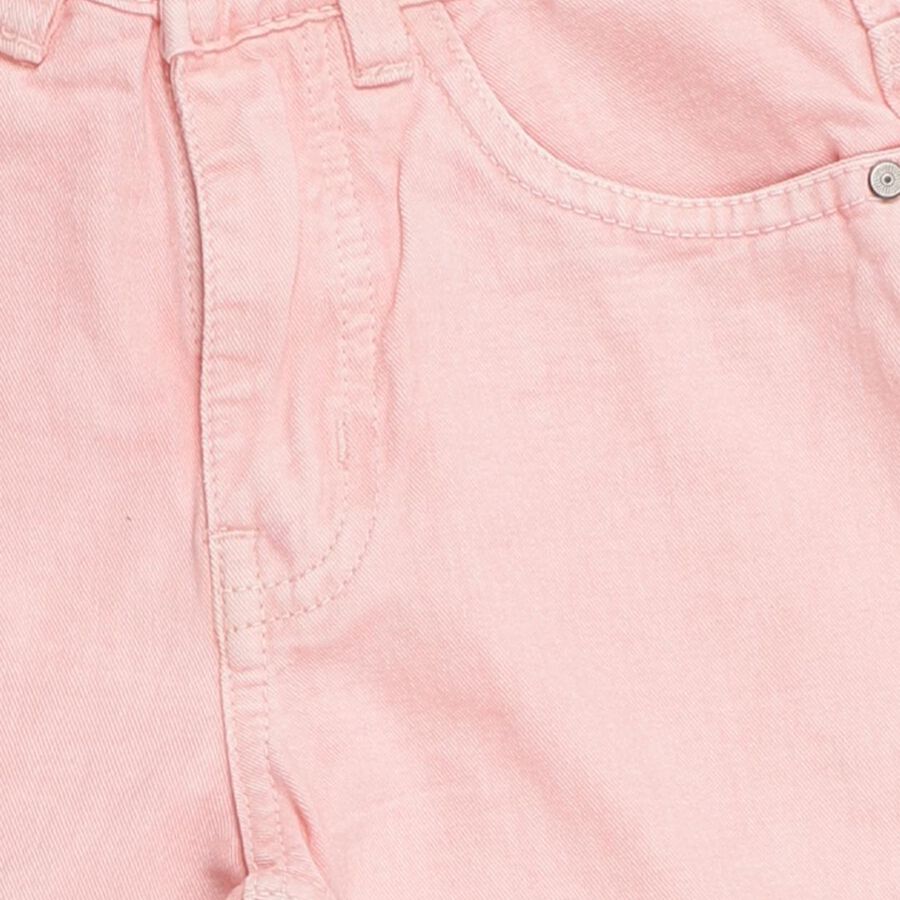 Girls' Light Pink Slim Fit Jeans, Light Pink, large image number null