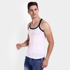 Single Jersey Sleeveless Gym T-Shirt, White, small image number null