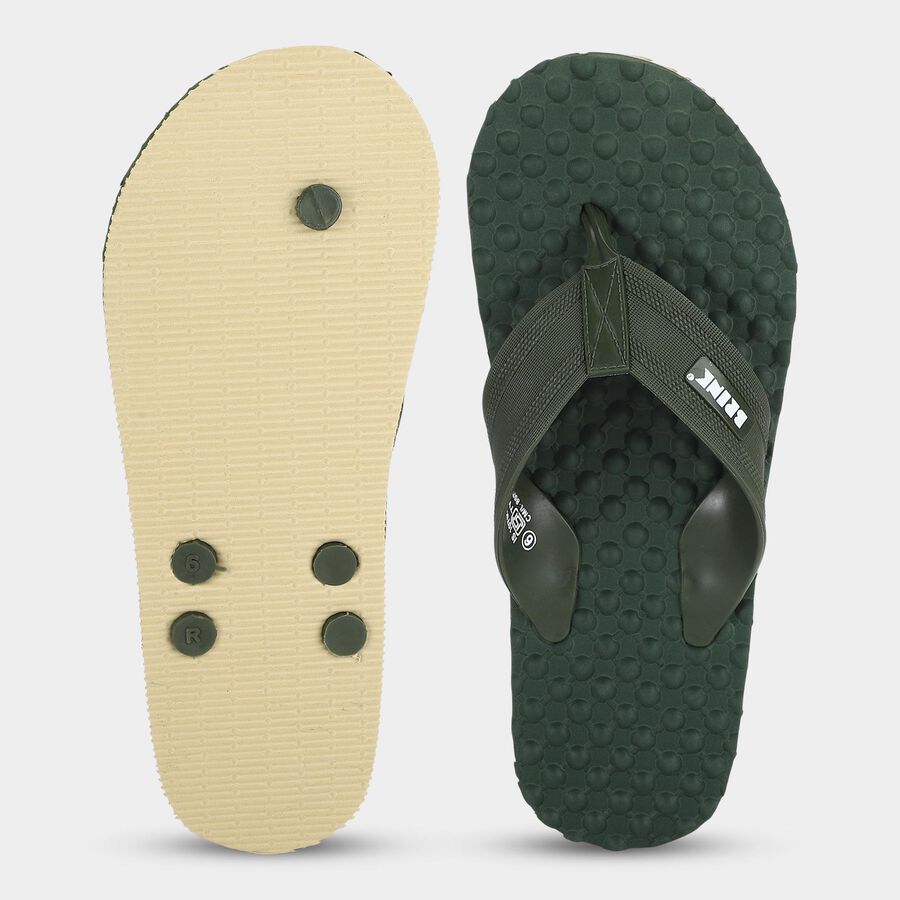 Men's Slipper, ओलिव, large