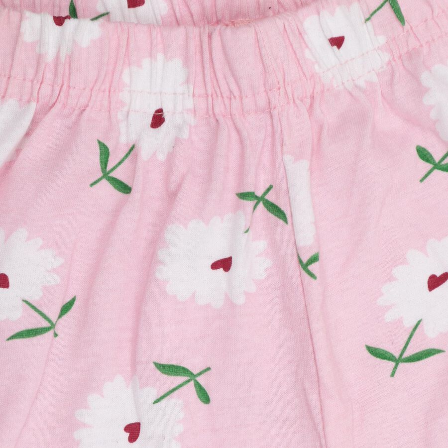 Girls' Pyjama , गुलाबी, large image number null