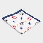 Boys' 100% Cotton Hanky , White, small