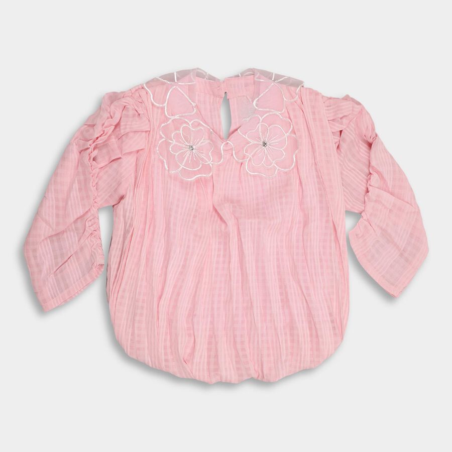 Girls' T-Shirt , गुलाबी, large image number null