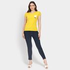 Ladies' Round Neck T-Shirt, Mustard, small image number null