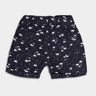 Infants Cotton Solid Half Pant, Navy Blue, small image number null