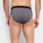 Men's Briefs , Charcoal, small