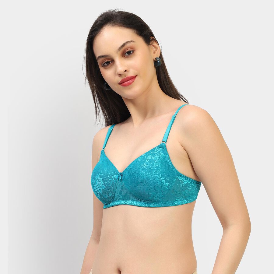 Ladies' Bra, गहरा हरा, large image number null