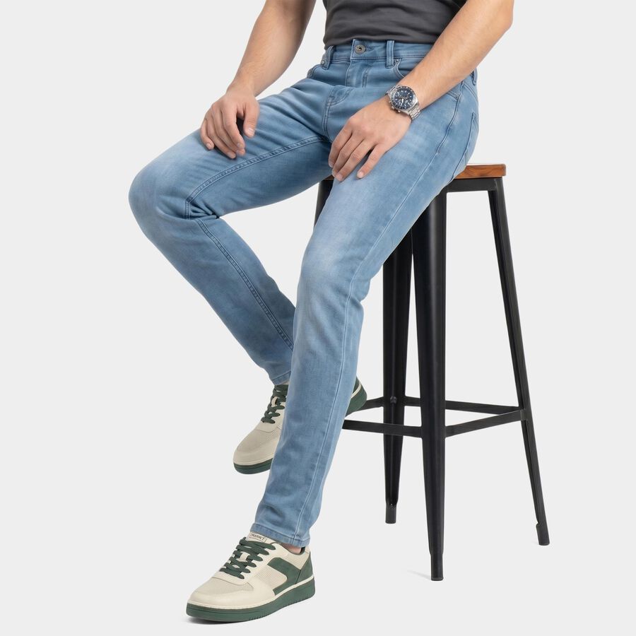 Men's Slim Fit Jeans, Light Blue, large