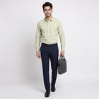Men's Green Formal Shirt, Light Green, small
