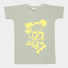 Boys Cotton T-Shirt, Light Green, small image number null